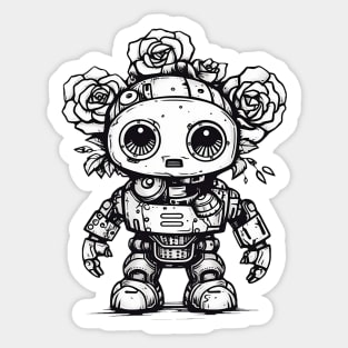 Peonymech Sticker